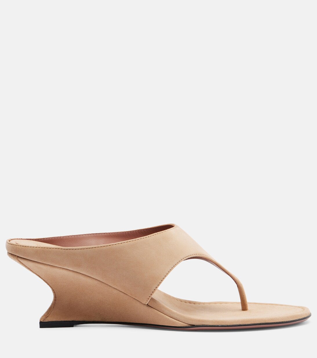 Nina suede thong sandals | Paris Texas