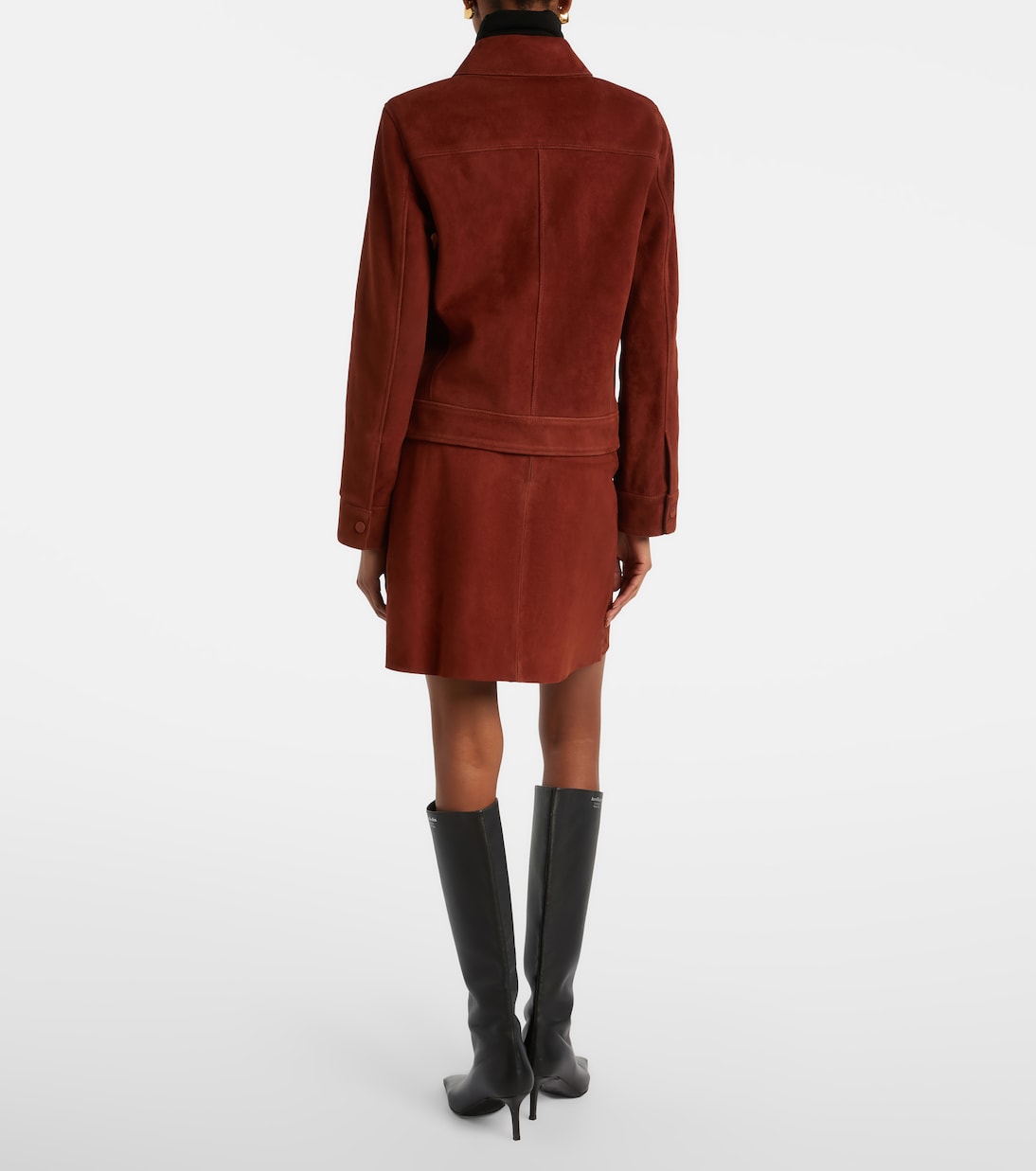 Suede miniskirt  | Yves Salomon