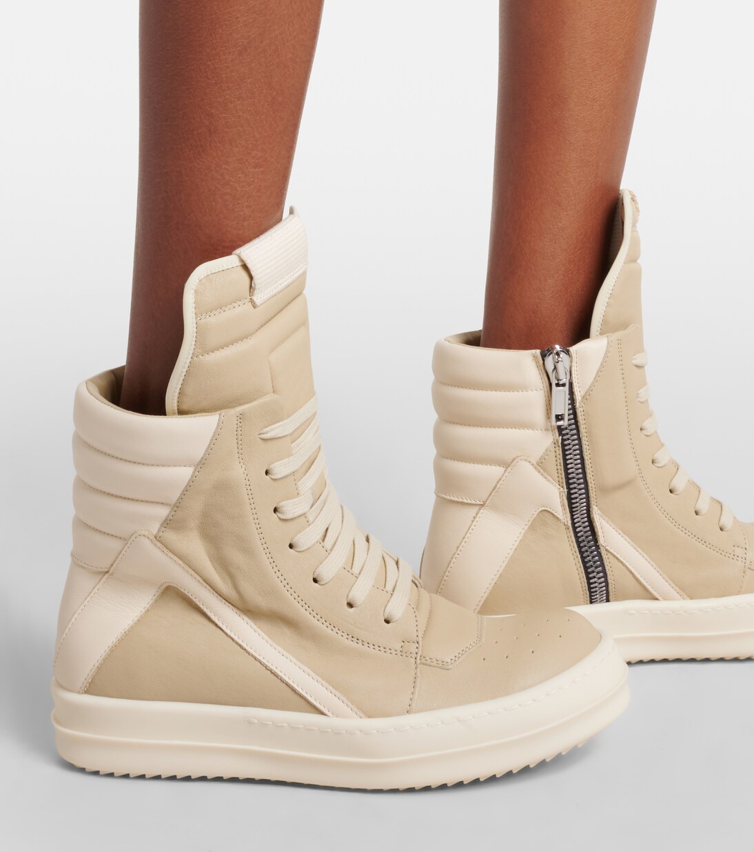 Baskets Geobasket en cuir | Rick Owens