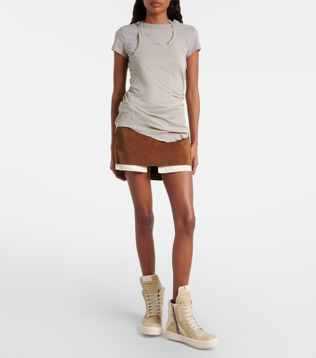 Baskets Geobasket en cuir | Rick Owens