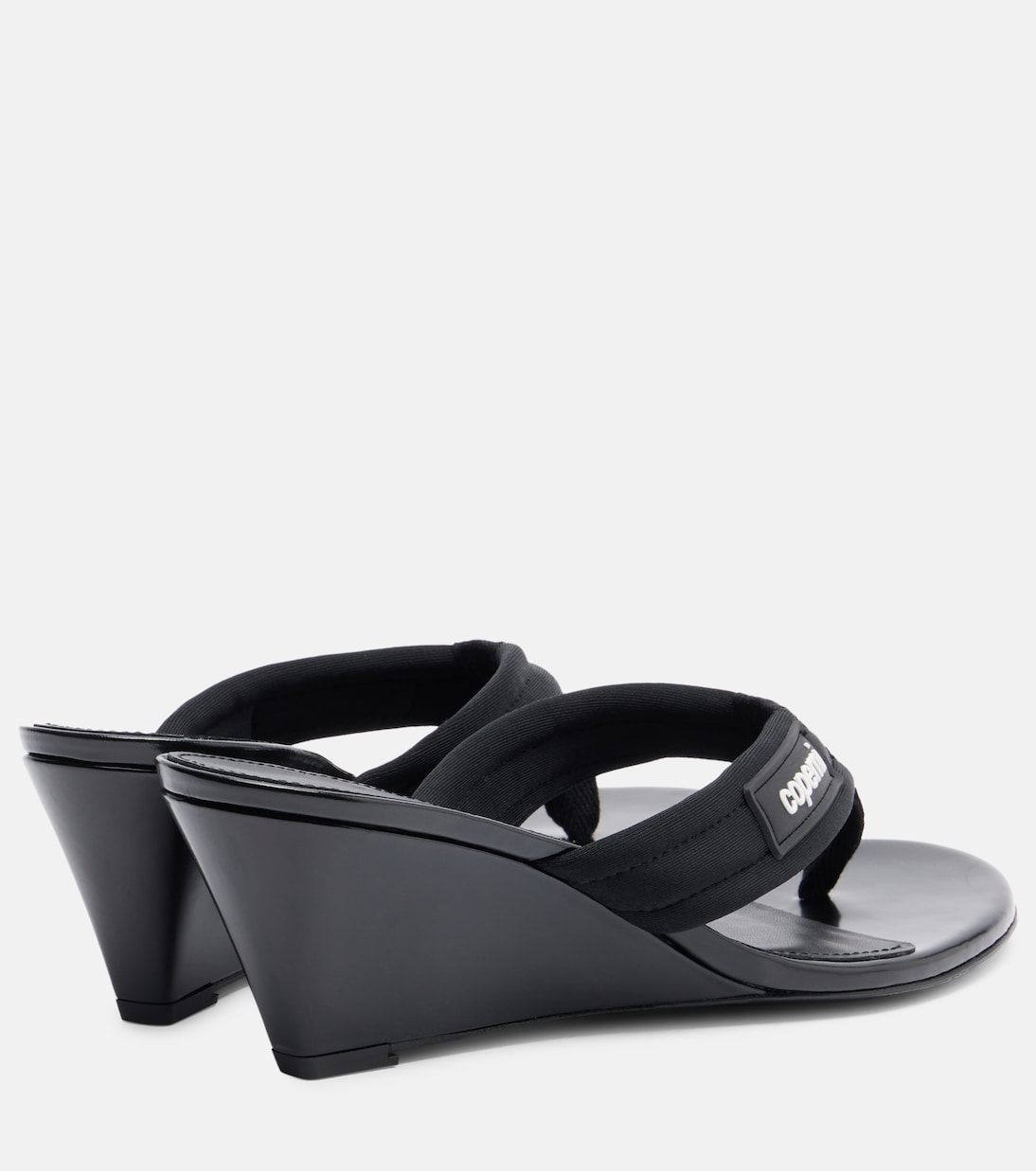 Logo wedge thong sandals | Coperni