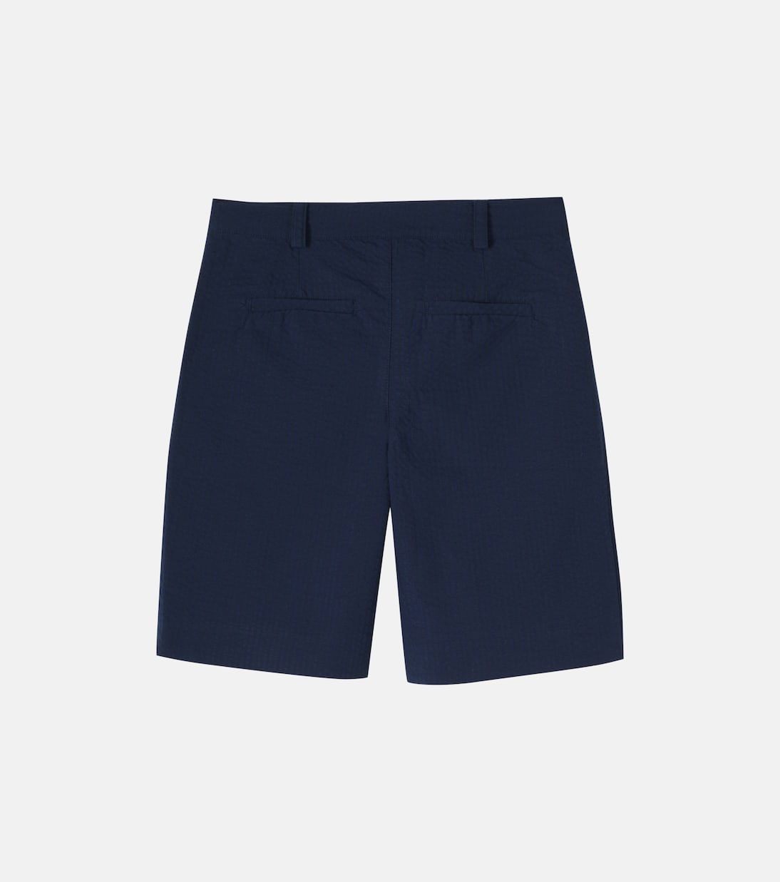 Bocusi cotton seersucker shorts | La Coqueta