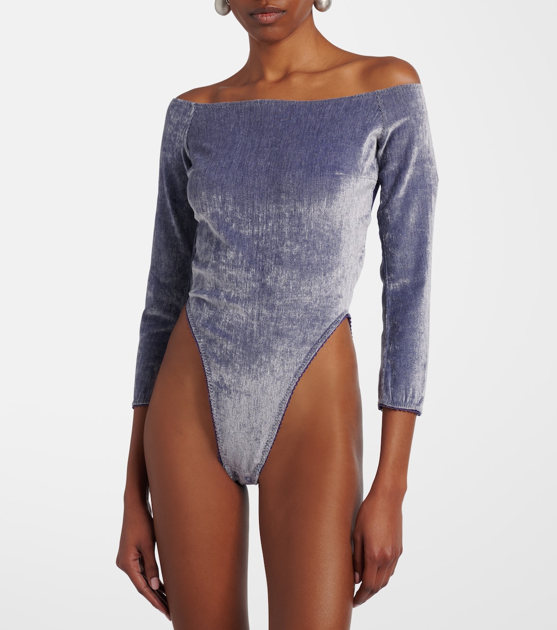 Off-shoulder bodysuit | Jacques Wei