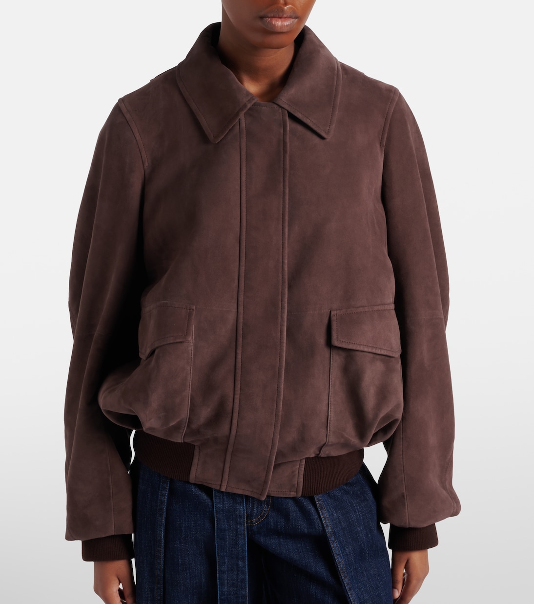 Suede bomber jacket | Loewe