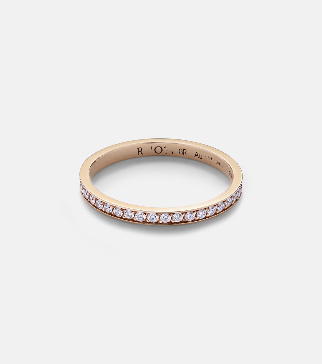 XS Anello in Oro Rosa 18kt con Diamanti REPOSSI Berbere per Giovani Stilisti