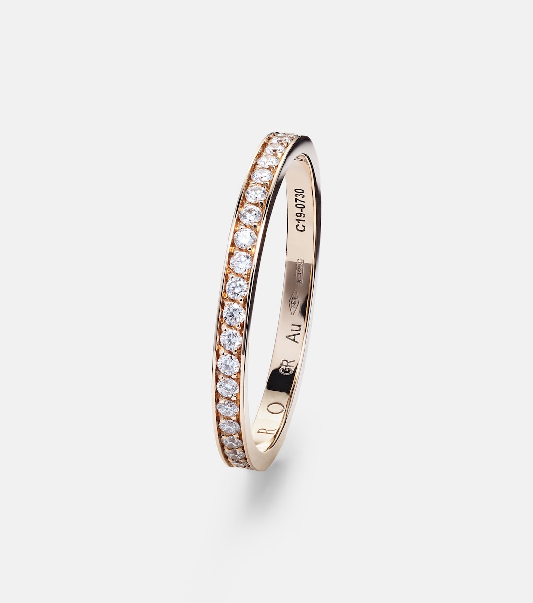 XS Anello in Oro Rosa 18kt con Diamanti REPOSSI Berbere per Giovani Stilisti