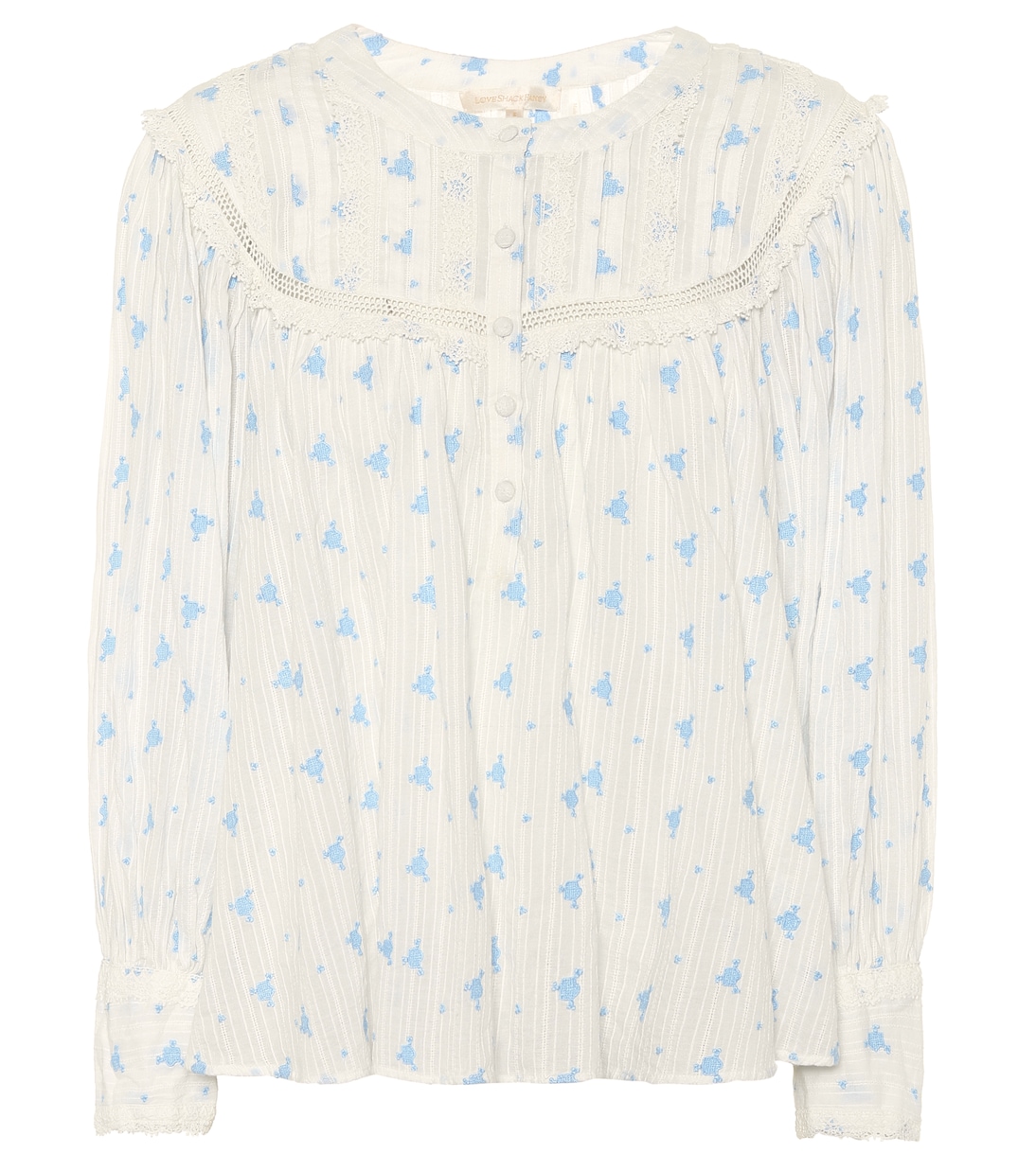Bluse Dionne aus Baumwolle | LoveShackFancy