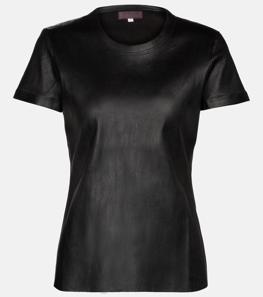 T-shirt S.05 in pelle | Stouls