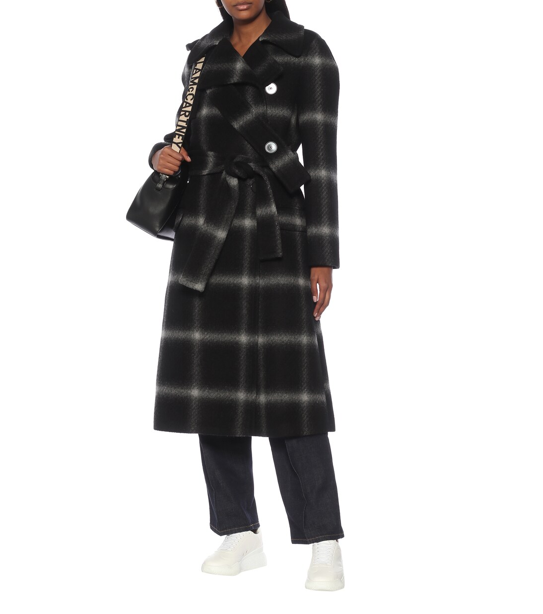 Checked wool coat | Stella McCartney