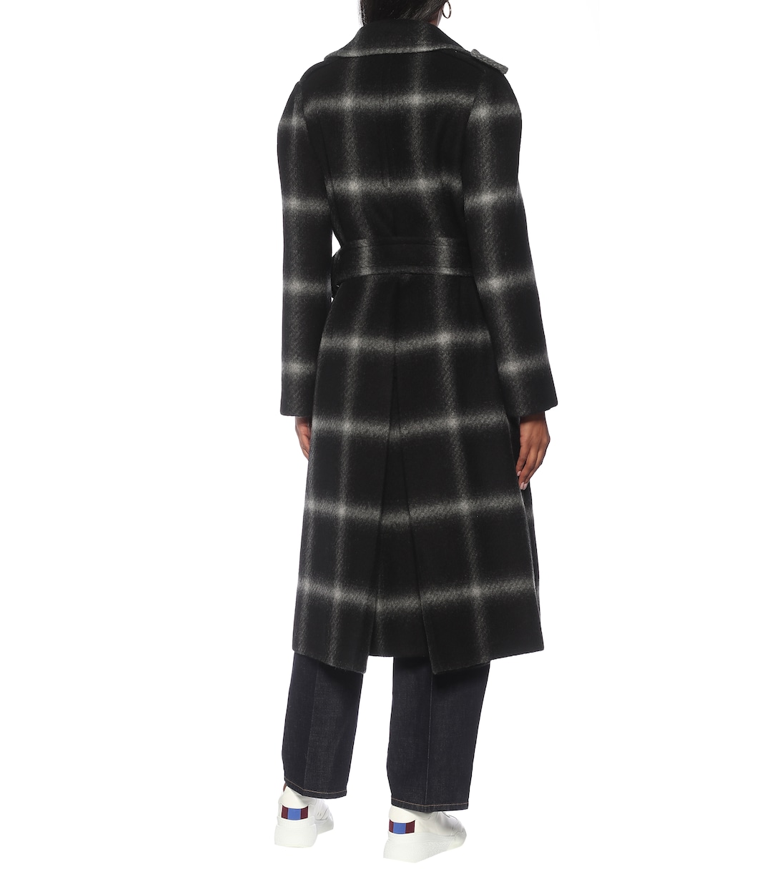 Checked wool coat | Stella McCartney