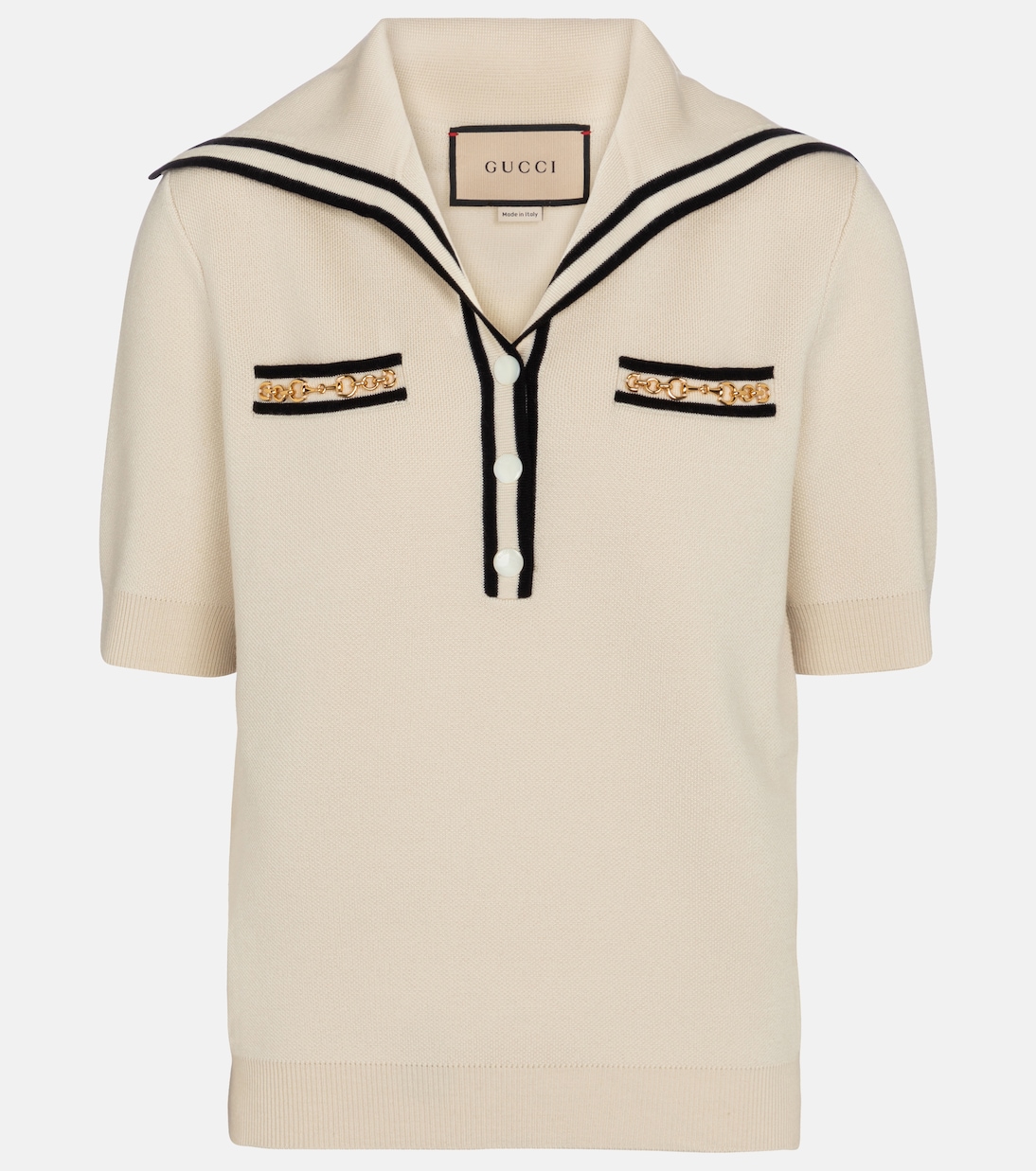 Embellished wool top | Gucci