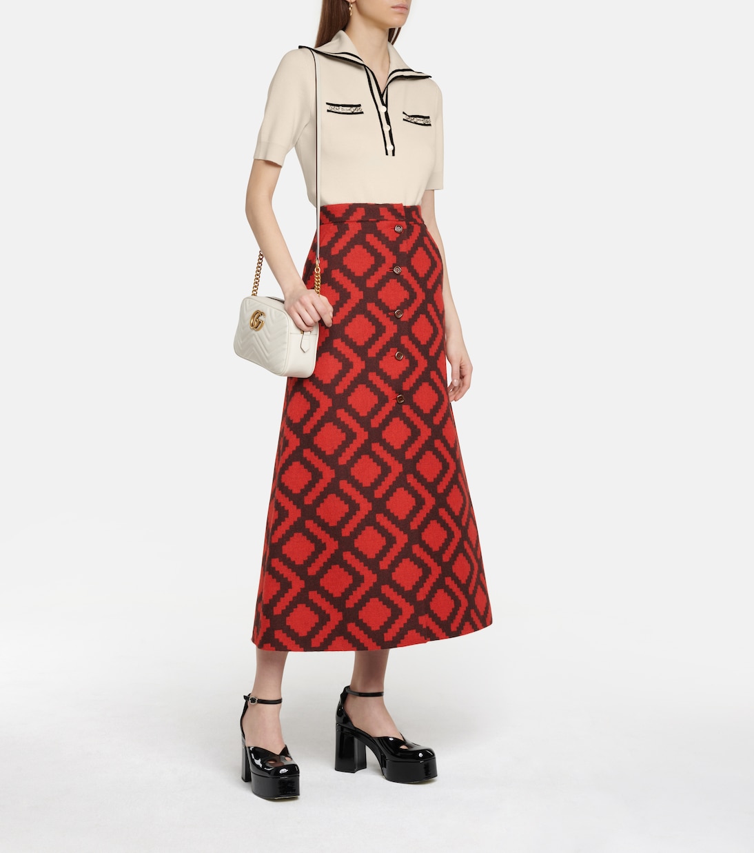 Embellished wool top | Gucci