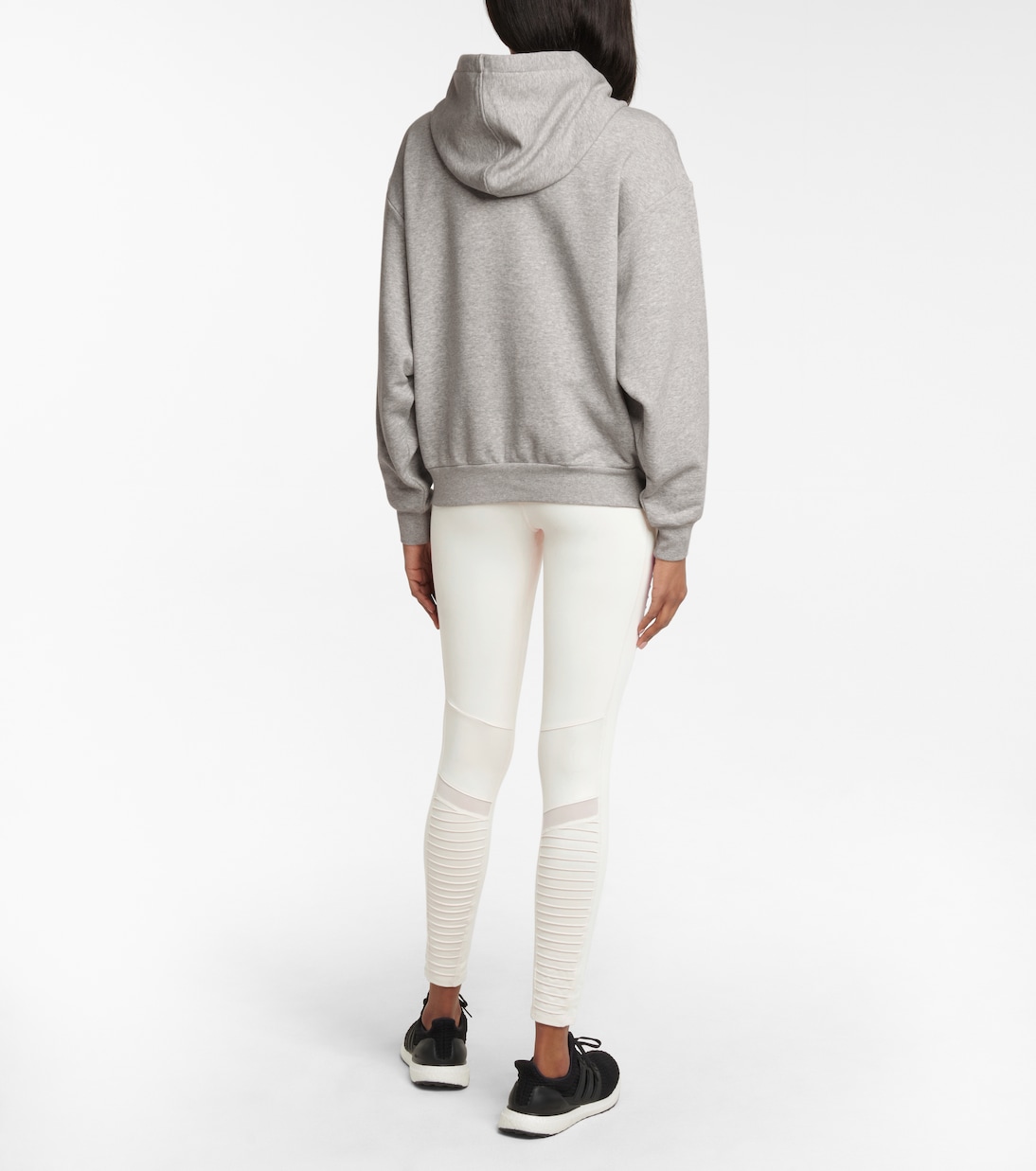 Logo cotton-blend jersey hoodie | Alo Yoga