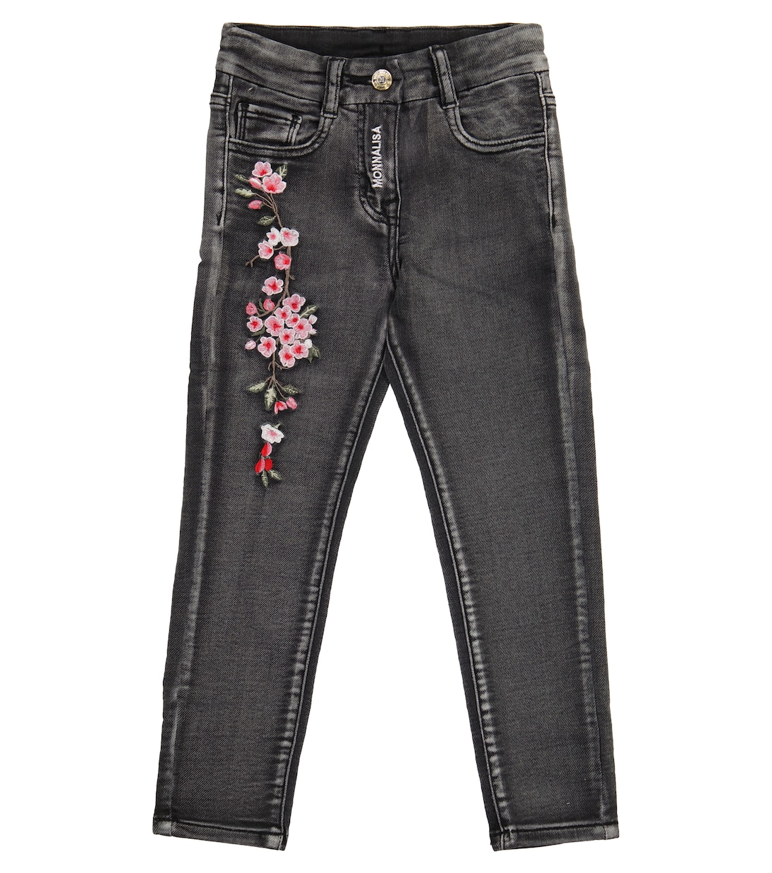 Embroidered jeans | Monnalisa