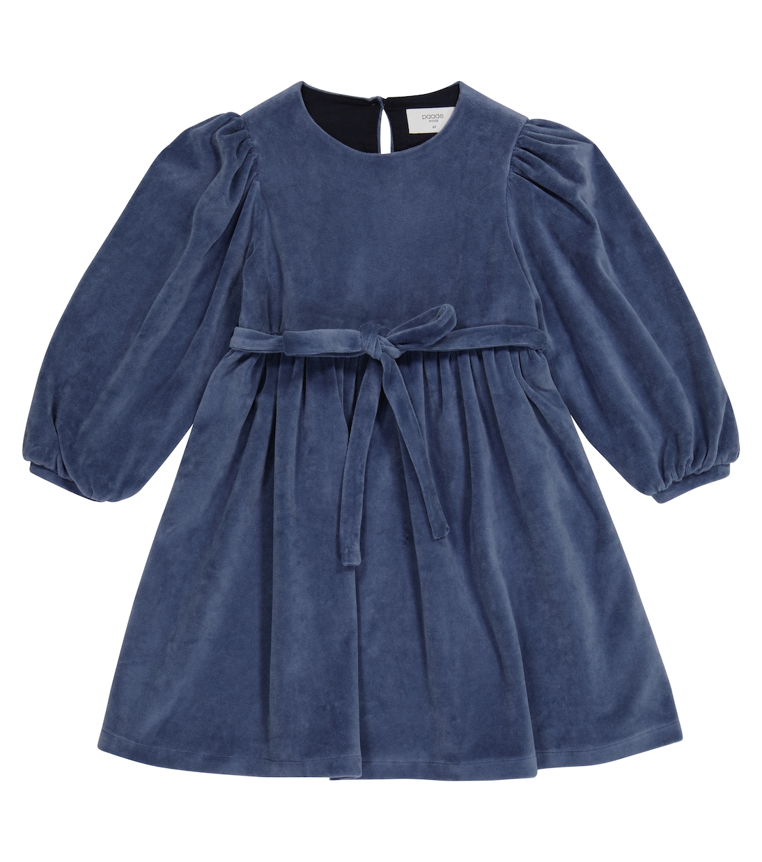 Kleid aus Samt mit Gürtel | Paade Mode