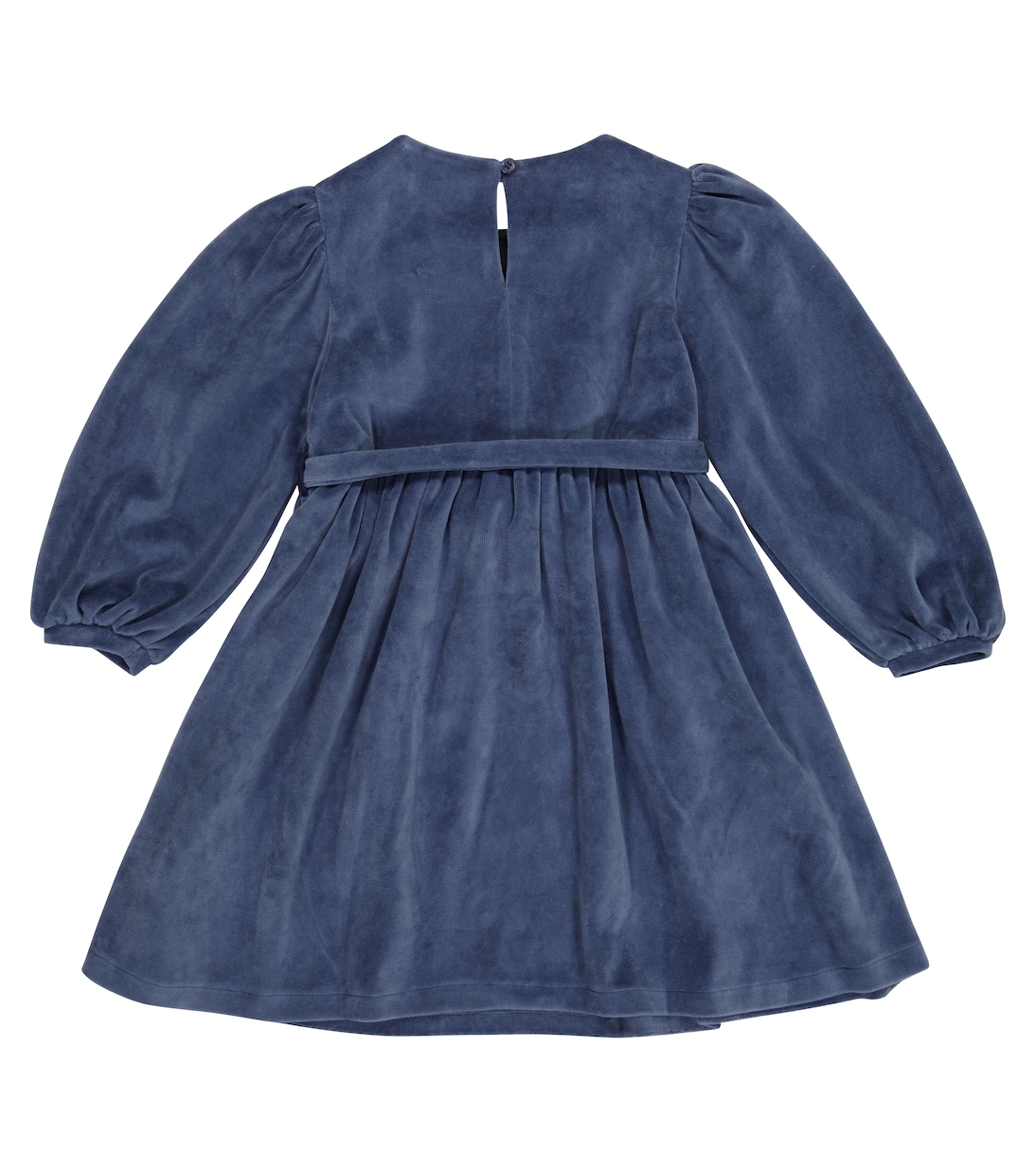 Kleid aus Samt mit Gürtel | Paade Mode
