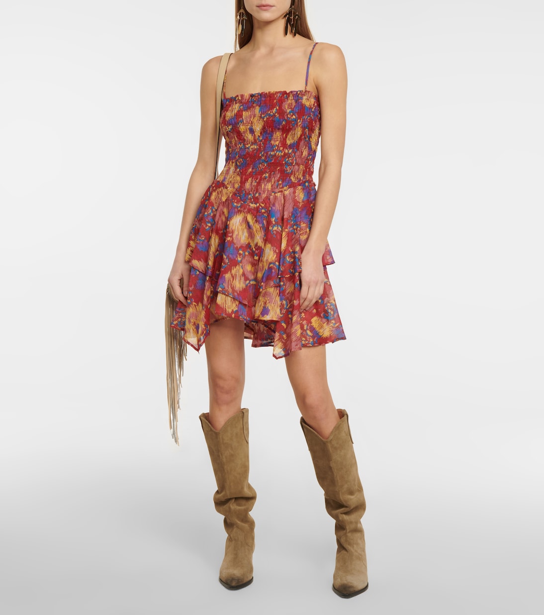 Anka floral cotton minidress | Marant Etoile