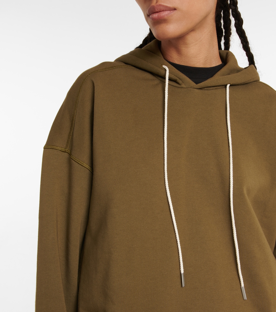 Sudadera con capucha en punto de algodón | Jil Sander