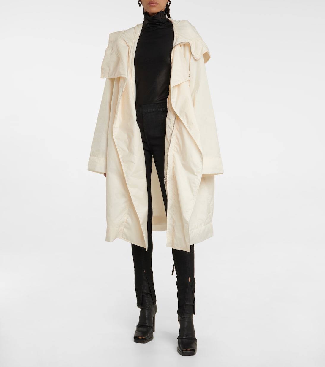 DRKSHDW - Cappotto Sisyparka in nylon | Rick Owens