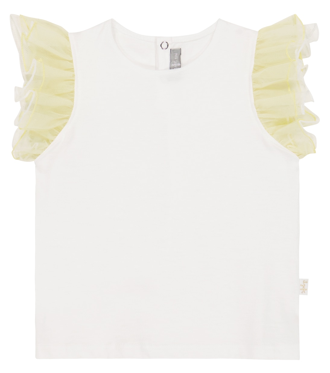 Baby - T-shirt in cotone e tulle | Il Gufo