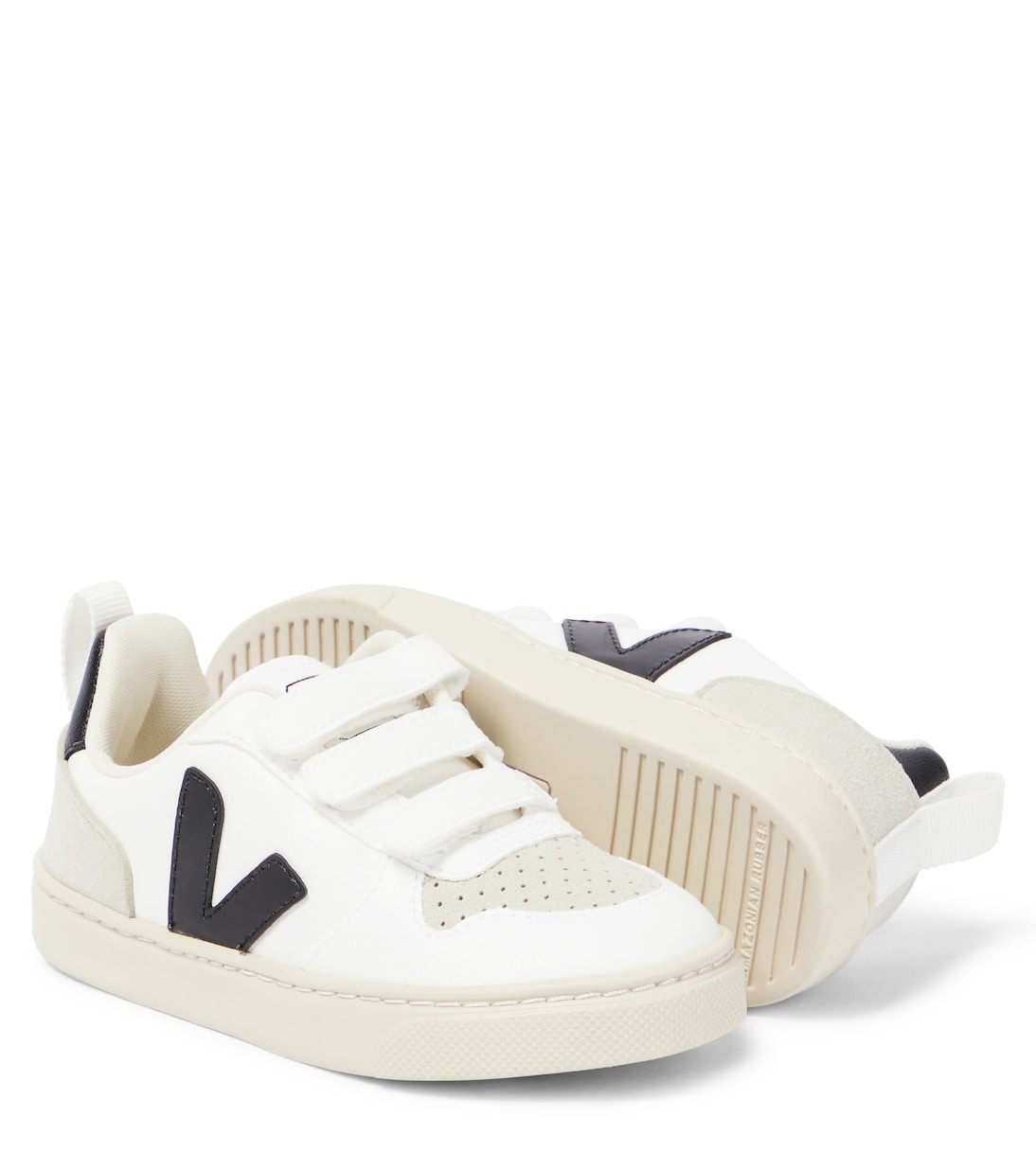 Baskets V-10 en cuir synthétique | Veja Kids