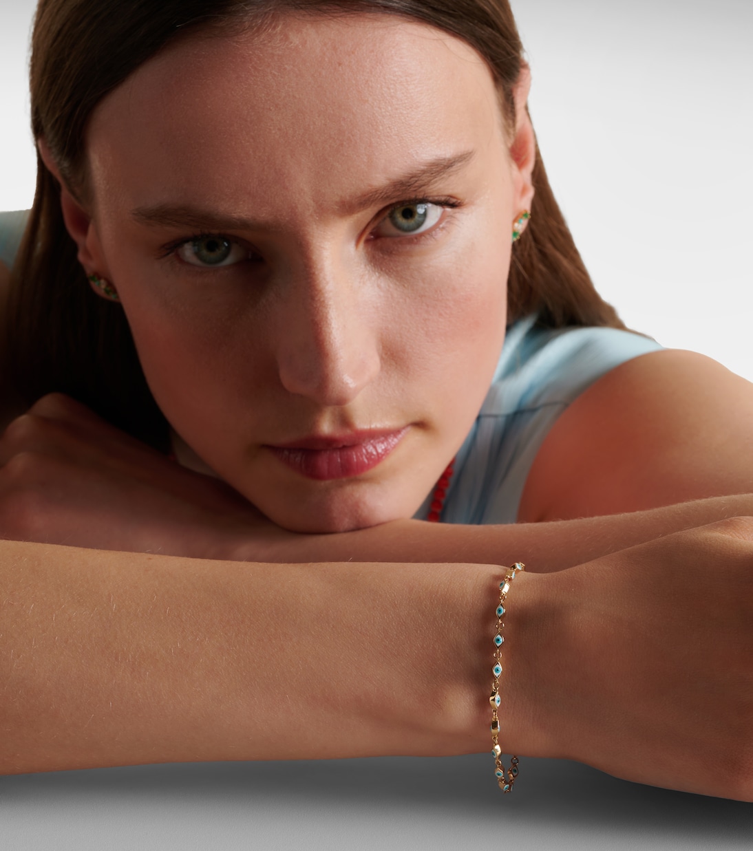 Bracelet Evil Eye Mini en or 14 ct | Sydney Evan