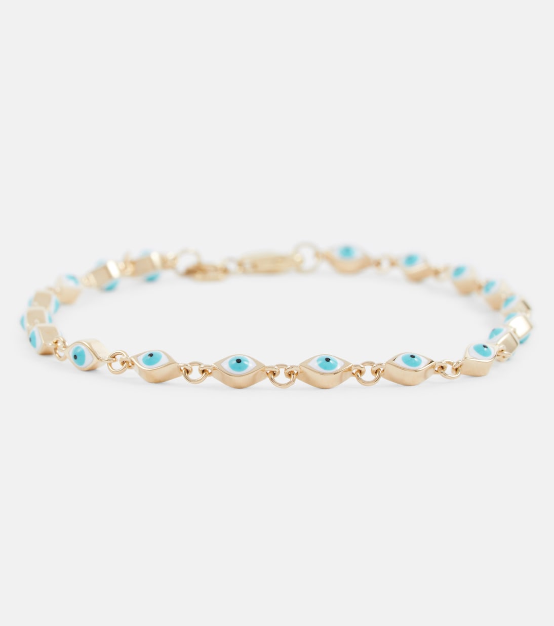 Braccialetto Mini Malocchio in Oro 14kt - Stile Giovane e Moderno