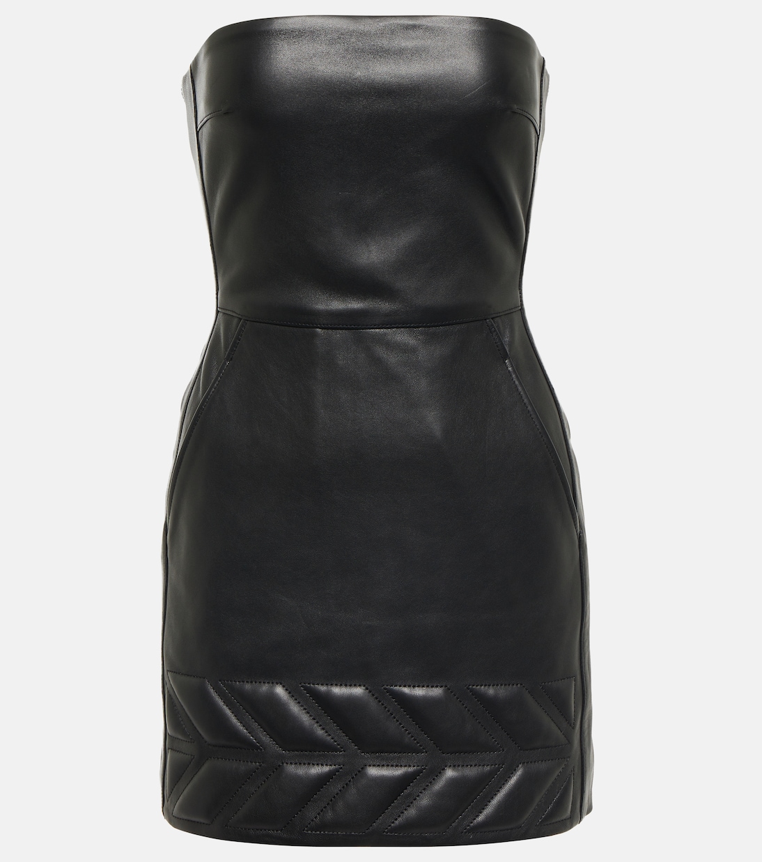 Leather minidress | David Koma