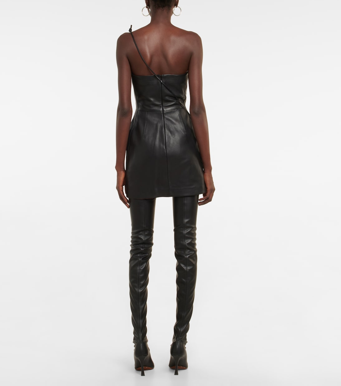 Leather minidress | David Koma