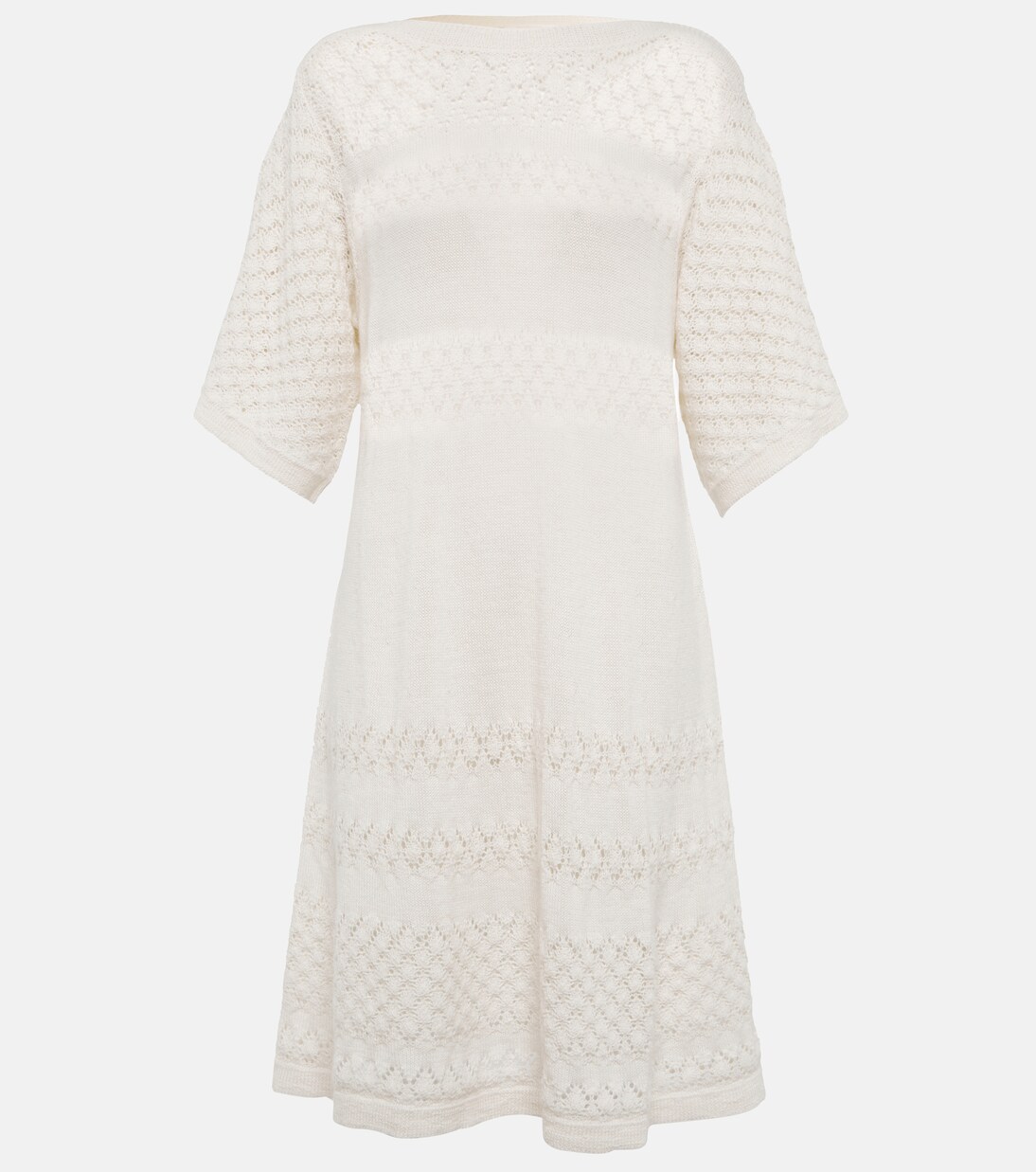 Open-knit alpaca wool-blend dress | See By Chloé