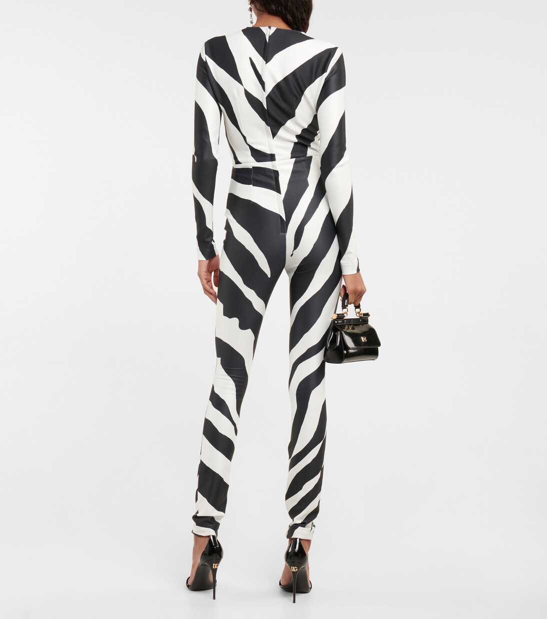 Zebra-print jersey jumpsuit | Dolce&Gabbana