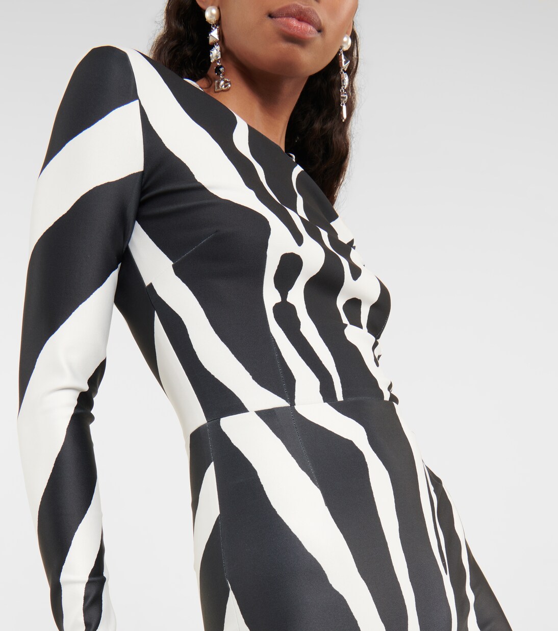 Zebra-print jersey jumpsuit | Dolce&Gabbana
