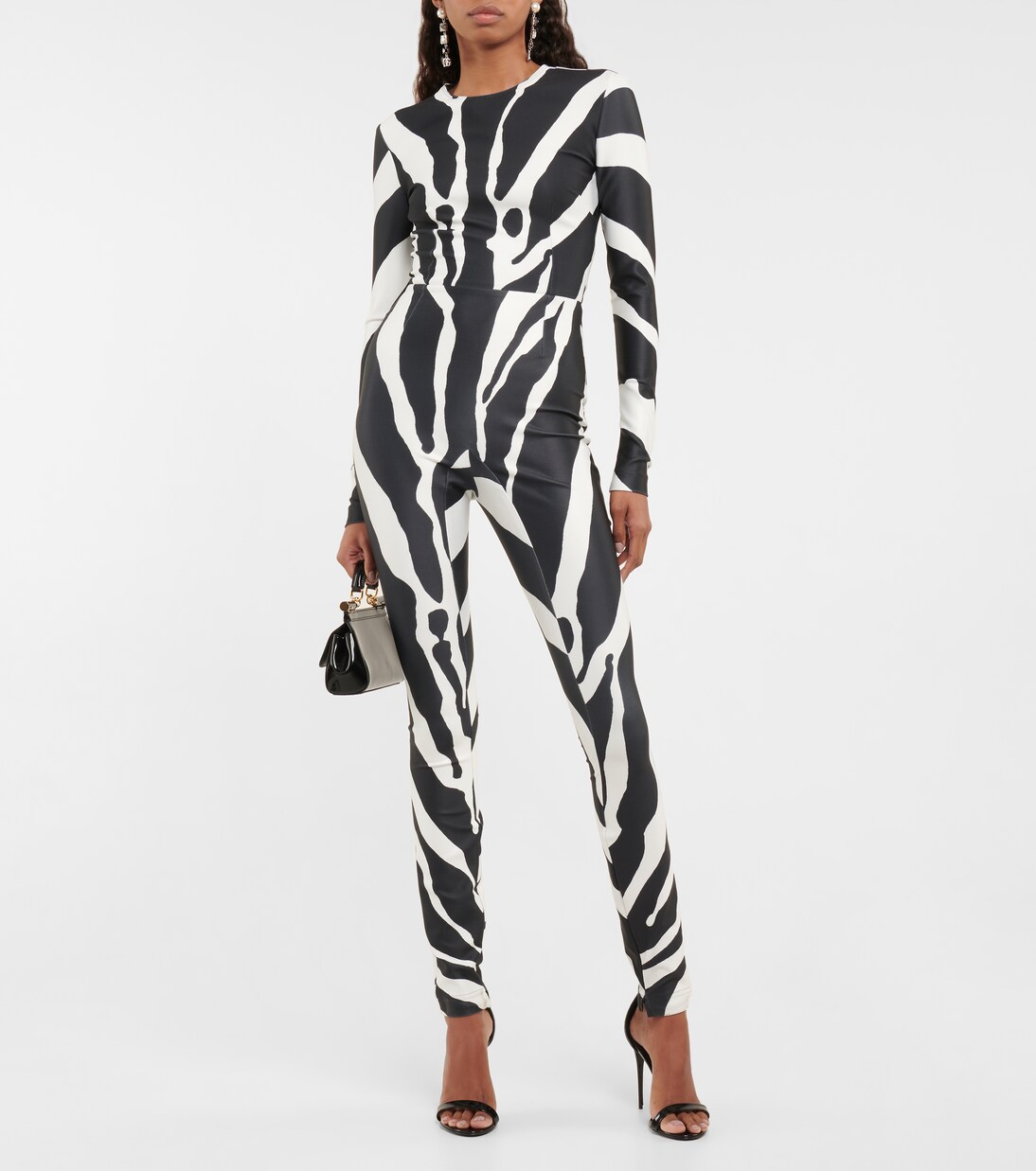 Zebra-print jersey jumpsuit | Dolce&Gabbana