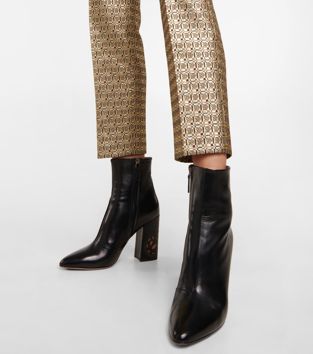Botines de piel perforada | Etro