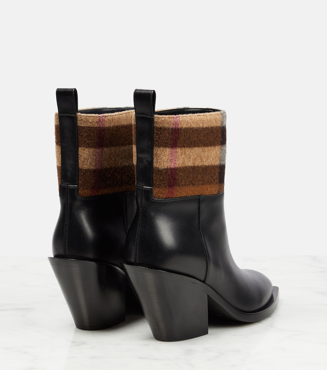 Stivaletti Vintage Check in pelle | Burberry