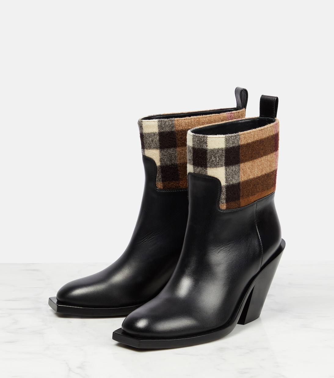 Stivaletti Vintage Check in pelle | Burberry
