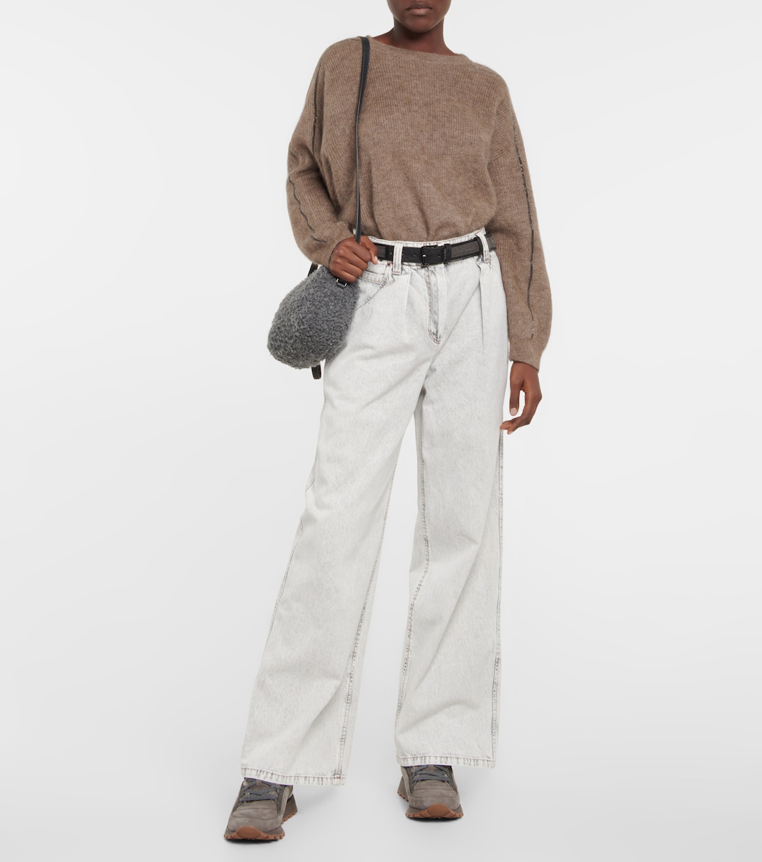 Jersey en mezcla de mohair | Brunello Cucinelli