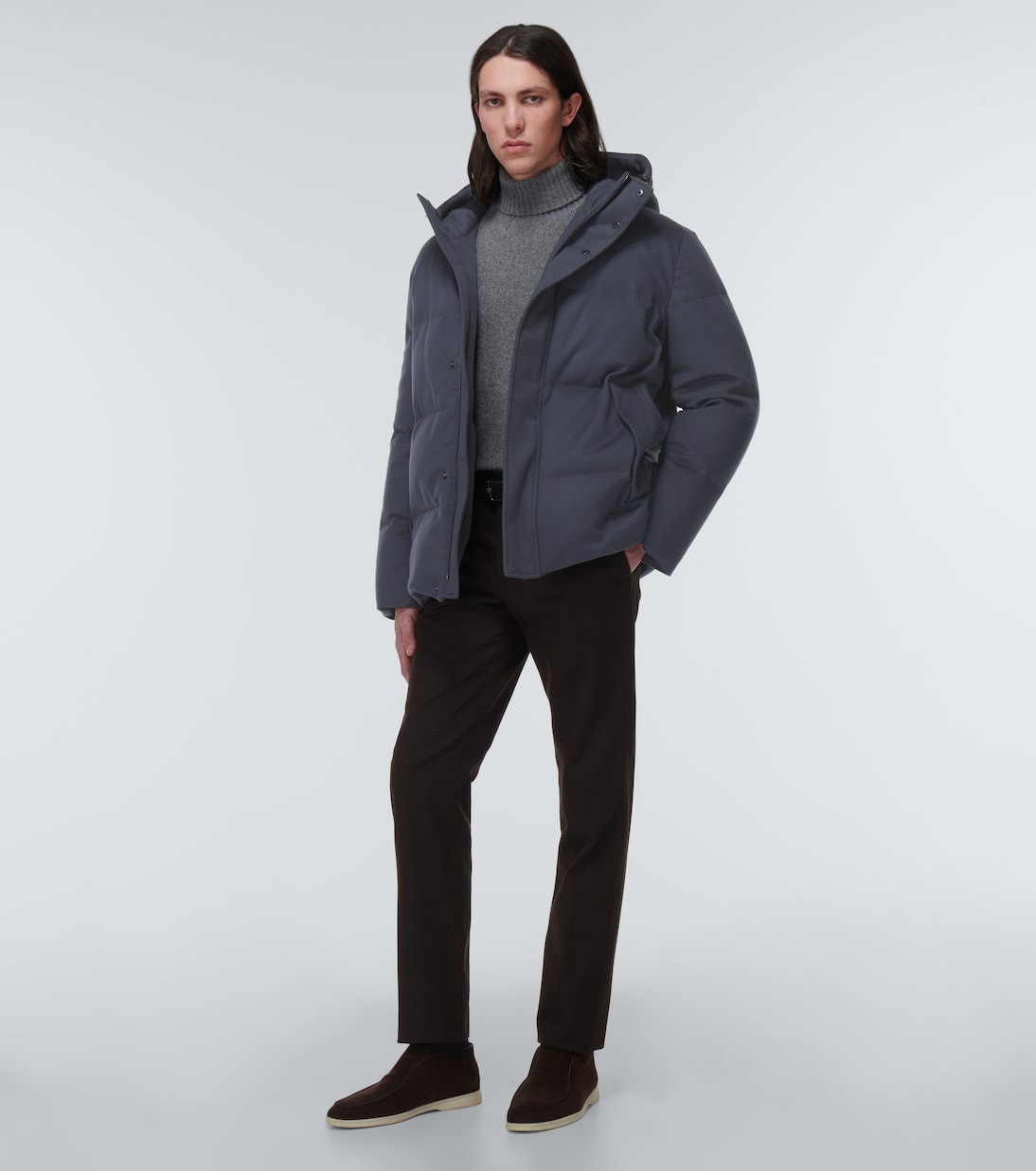Snow Wander cashmere down jacket | Loro Piana