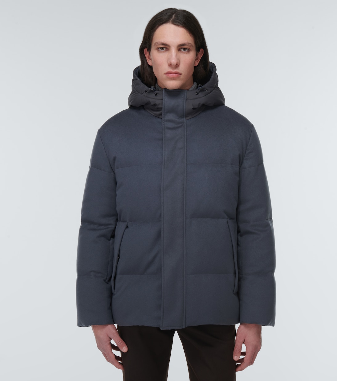 Snow Wander cashmere down jacket | Loro Piana