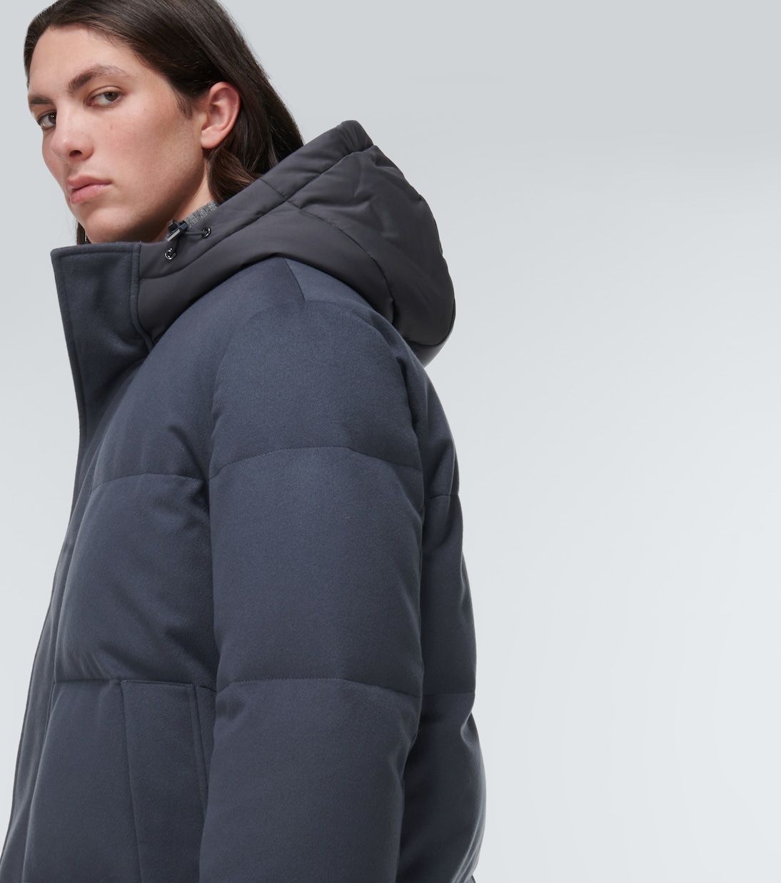 Snow Wander cashmere down jacket | Loro Piana