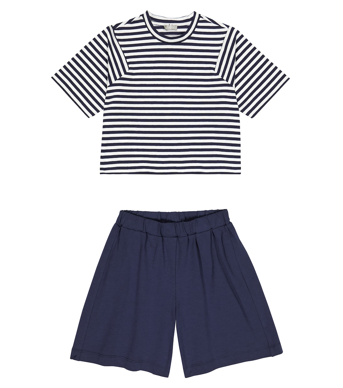 Cotton T-shirt and shorts set | Il Gufo