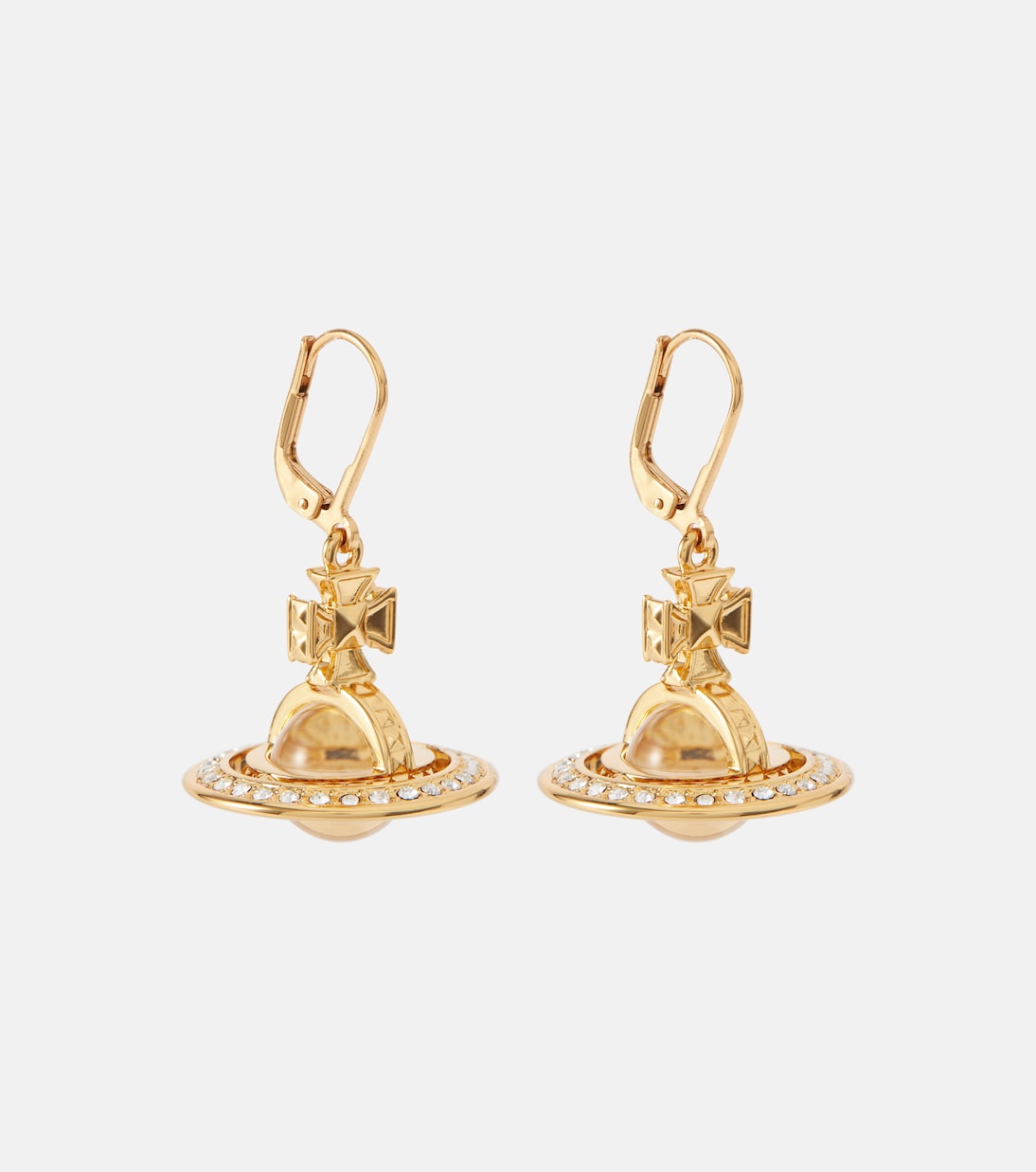 Orecchini VIVIENNE WESTWOOD con dettagli in cristalli e design Pina, stile giovanile