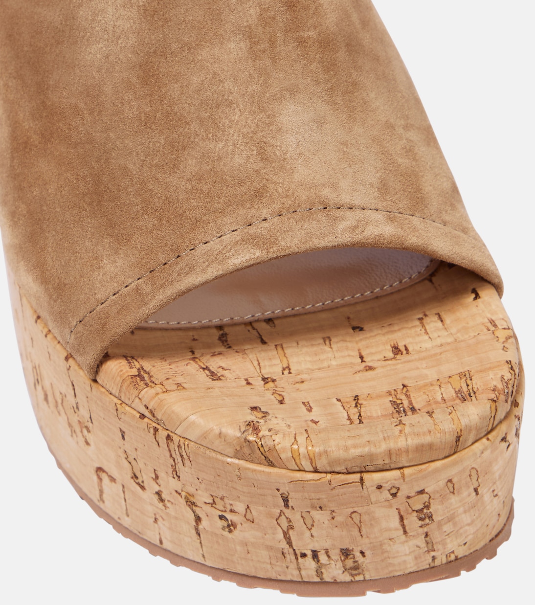 Sandali in suede con zeppa | Gianvito Rossi