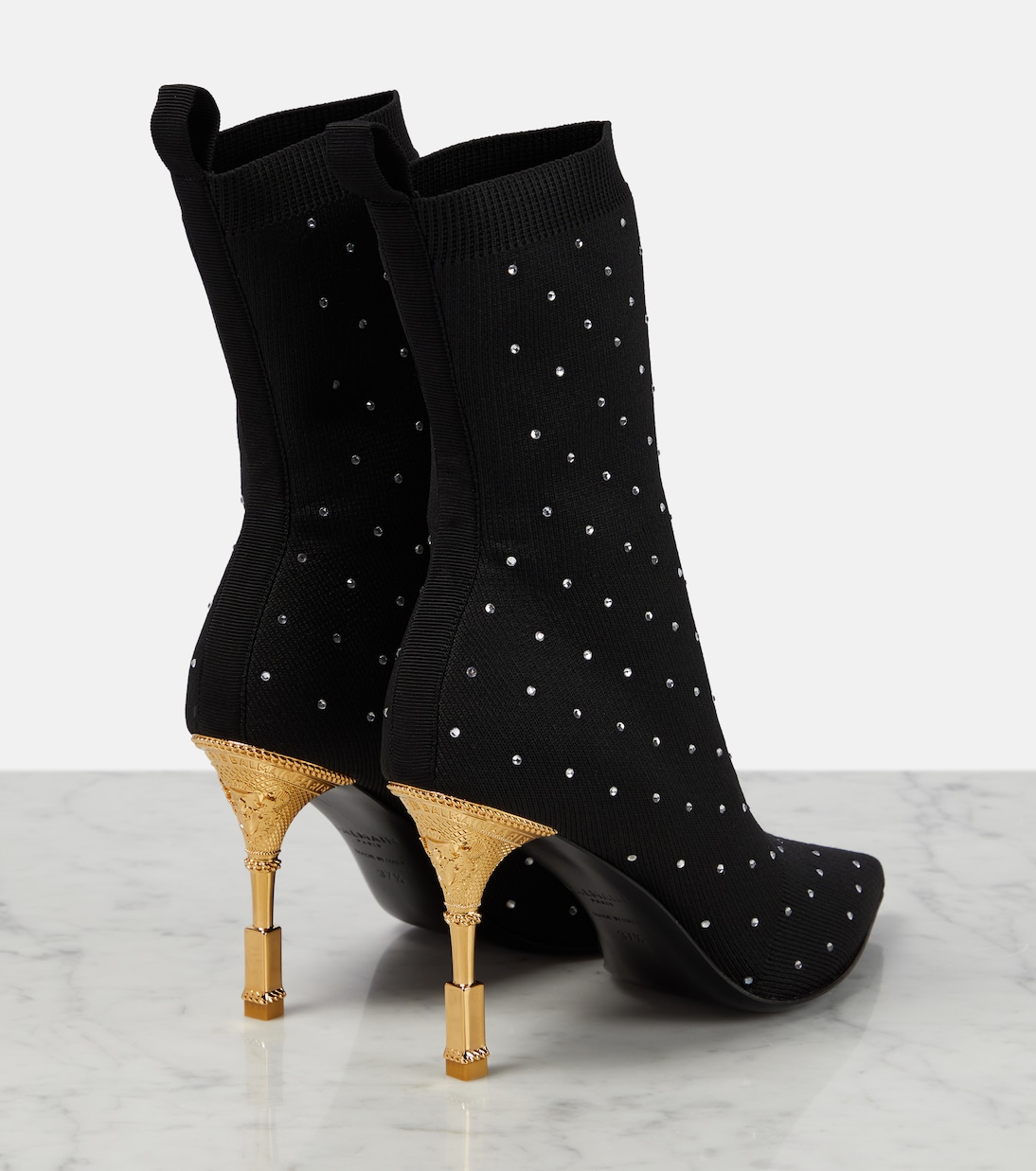 Moneta embellished ankle boots | Balmain