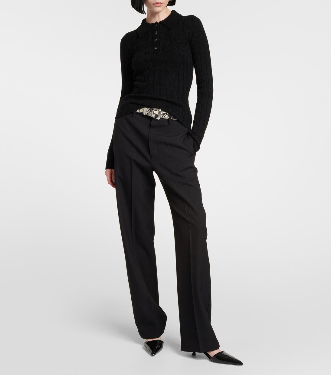 Jersey Hans de cachemir acanalado | Khaite