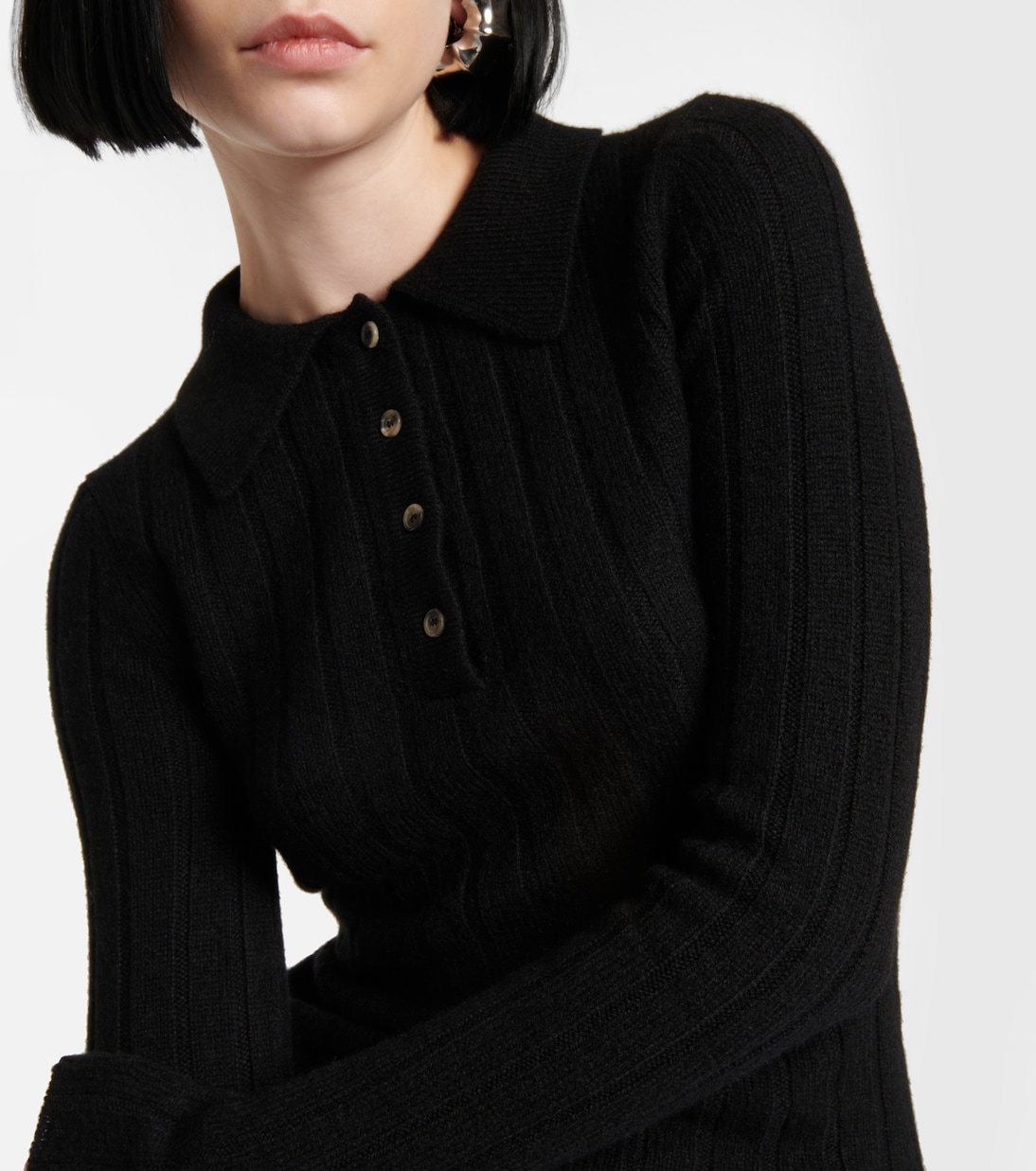 Jersey Hans de cachemir acanalado | Khaite