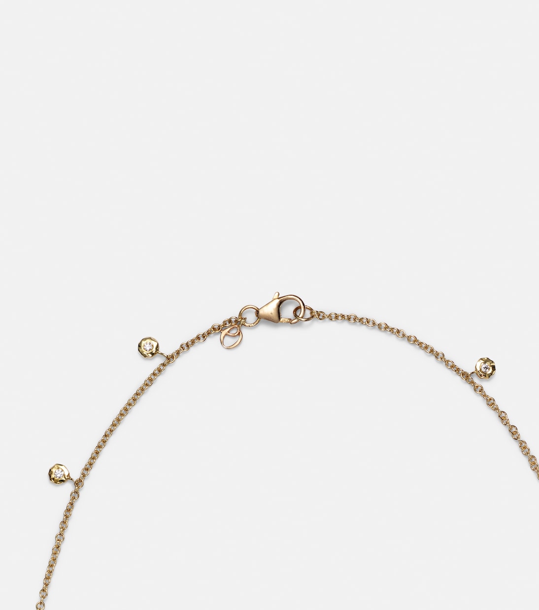 Collana Micro Nesting Octavia Elizabeth in oro 18kt con diamanti, stile giovane e raffinato