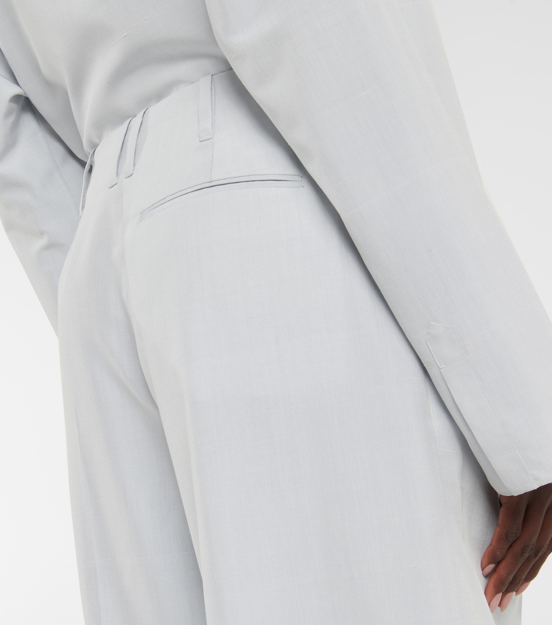Pantalon Gaugin à taille haute en soie | The Row