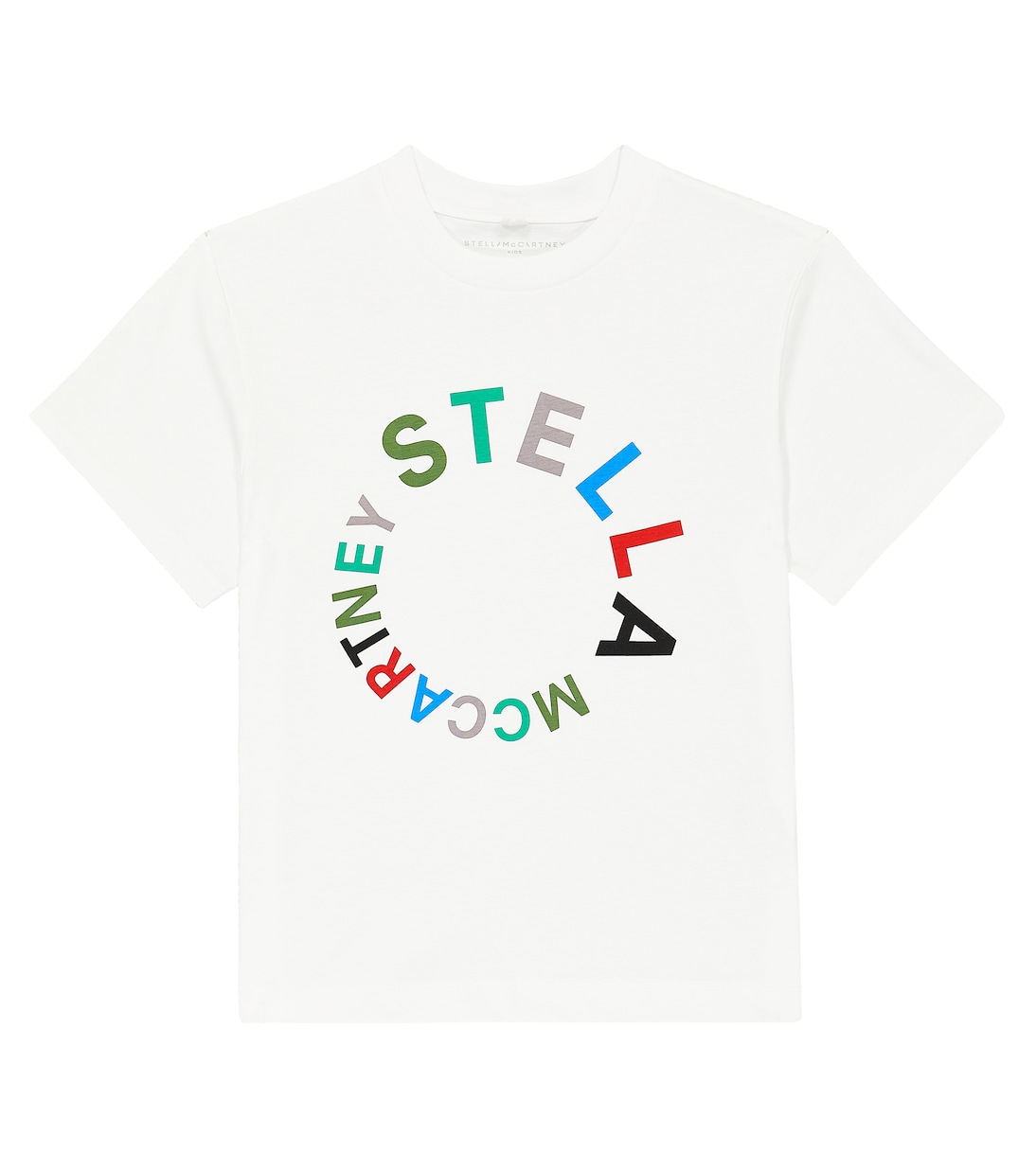 로고 코튼 티셔츠 | Stella McCartney Kids
