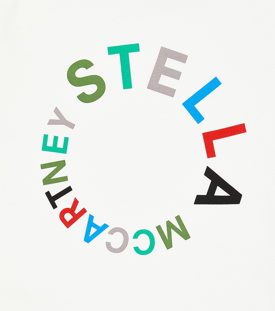 로고 코튼 티셔츠 | Stella McCartney Kids